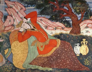 Woman from the Court of Shah Abbas I (detail)